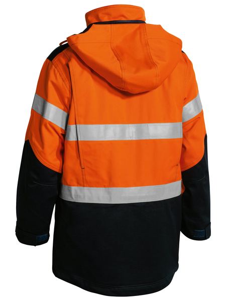 Bisley Hi Vis Taped Two Tone FR Jacket (BISBJ8100T)