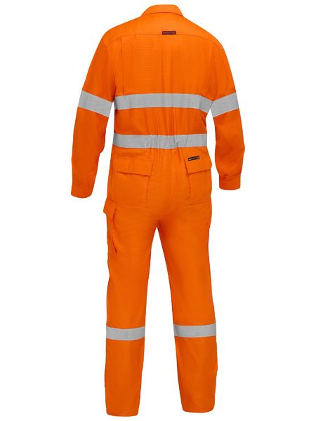 Bisley Hi Vis Apex 160/185 Taped FR Zip Front Coverall (BISBC8475T)