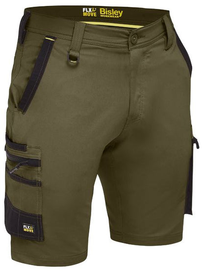 Bisley FLX & Move 4 Way Stretch Zip Cargo Shorts (BISBSHC1332)