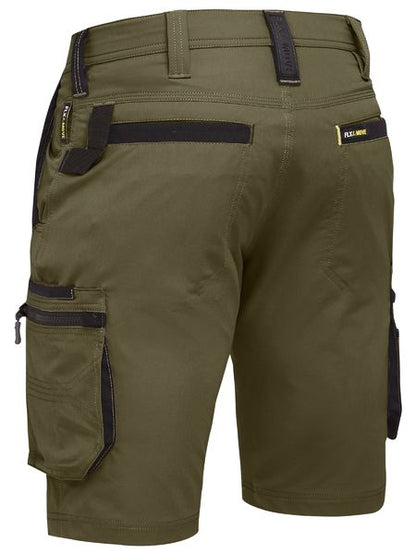 Bisley FLX & Move 4 Way Stretch Zip Cargo Shorts (BISBSHC1332)