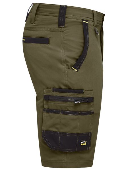 Bisley FLX & Move 4 Way Stretch Zip Cargo Shorts (BISBSHC1332)