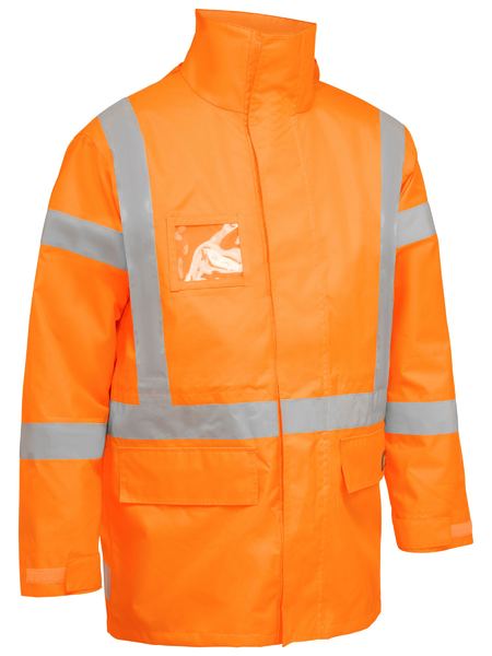Bisley Hi Vis X-Taped 5 in 1 Rain Jacket (BISBJ6374XT) - Best Buy Trade Supplies