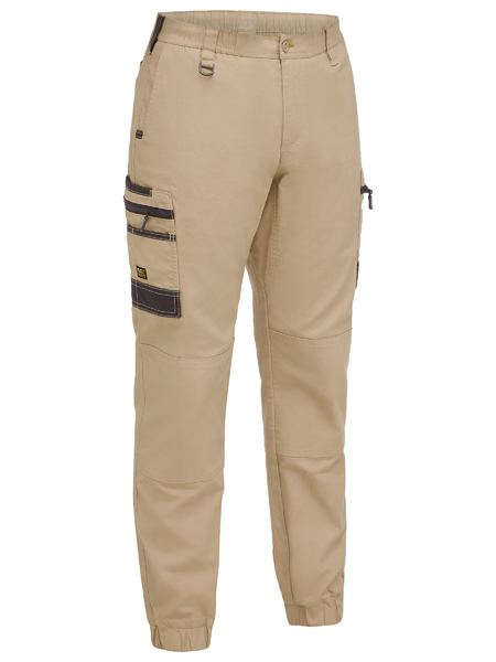 Bisley FLX & Move Elastic Waist Cargo Cuffed Pants (BISBPC6237) - Best Buy Trade Supplies