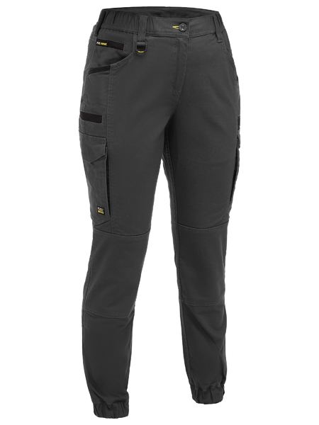 Bisley FLX & Move Ladies Elastic Waist Cargo Cuffed Pants (BISBPCL6237) - Best Buy Trade Supplies
