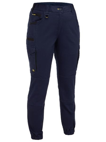 Bisley FLX & Move Ladies Elastic Waist Cargo Cuffed Pants (BISBPCL6237) - Best Buy Trade Supplies