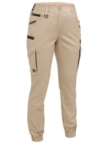 Bisley FLX & Move Ladies Elastic Waist Cargo Cuffed Pants (BISBPCL6237) - Best Buy Trade Supplies