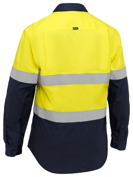 Bisley Hi Vis Taped Industrial Cool Lightweight Vented Shirt Long Sleeve (BISBS6390T) - Best Buy Trade Supplies