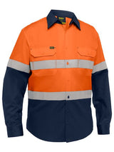 Bisley Hi Vis Taped Industrial Cool Lightweight Vented Shirt Long Sleeve (BISBS6390T) - Best Buy Trade Supplies