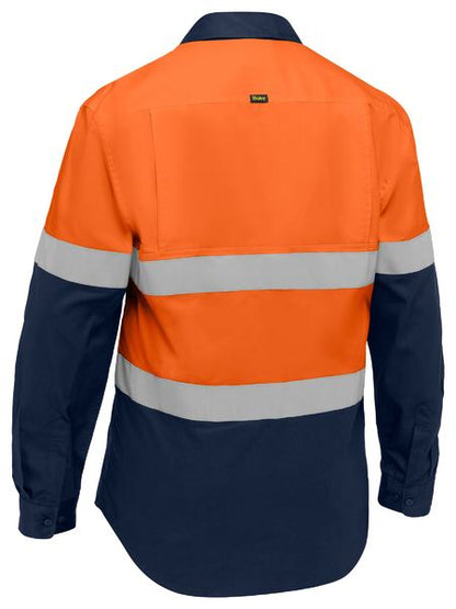 Bisley Hi Vis Taped Industrial Cool Lightweight Vented Shirt Long Sleeve (BISBS6390T) - Best Buy Trade Supplies