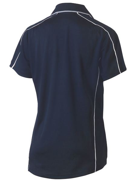 Bisley Ladies Cool Mesh Polo with Reflective Piping Short Sleeve (BISBKL1425)