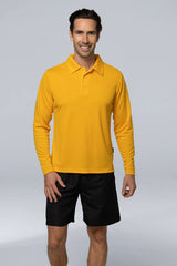 Aussie Pacific Botany Mens Polos Long Sleeve (APN1316) - Best Buy Trade Supplies