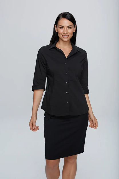 Aussie Pacific Kingswood Ladies Shirt 3/4 Sleeve (APN2910T)