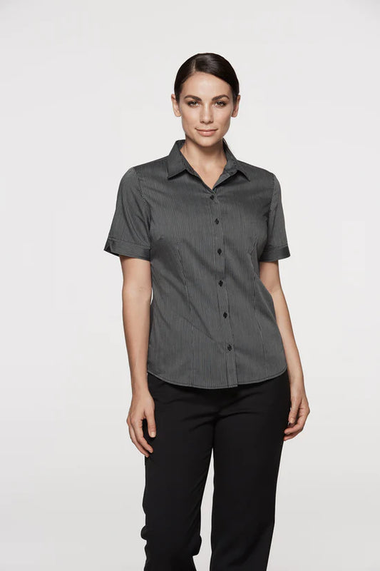 Aussie Pacific Henley Ladies Shirt Short Sleeve (APN2900S)
