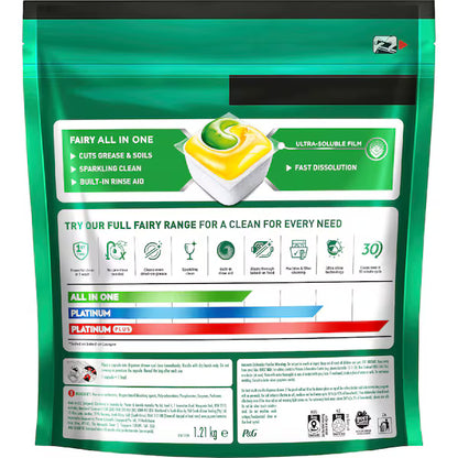 Fairy All In One Dishwashing Tablets 90 Pack