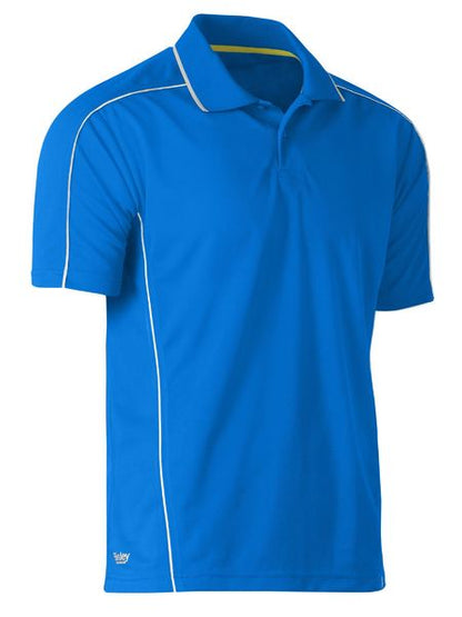 Bisley Cool Mesh Polo with Reflective Piping Short Sleeve (BISBK1425)