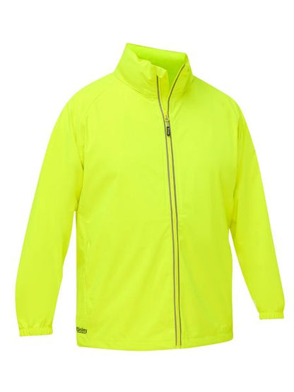Bisley Hi Vis Packable Lightweight Ripstop Rain Jacket (BISBJ6707)