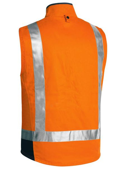 Bisley Hi Vis Taped 3 in 1 Drill Jacket (BISBJ6970T)