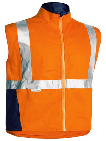 Bisley Hi Vis Taped 3 in 1 Drill Jacket (BISBJ6970T)