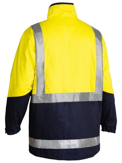 Bisley Hi Vis Taped 3 in 1 Drill Jacket (BISBJ6970T)