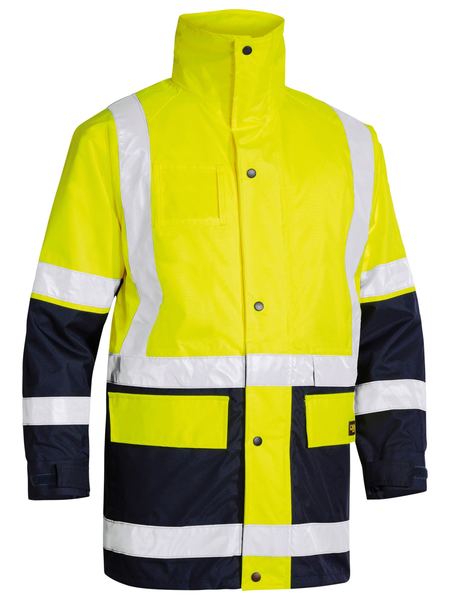 Bisley Hi Vis Taped 5 in 1 Rain Jacket (BISBK6975)