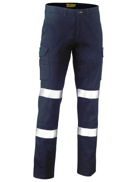 Bisley Taped Stretch Cotton Drill Cargo Pants (BISBPC6008T)