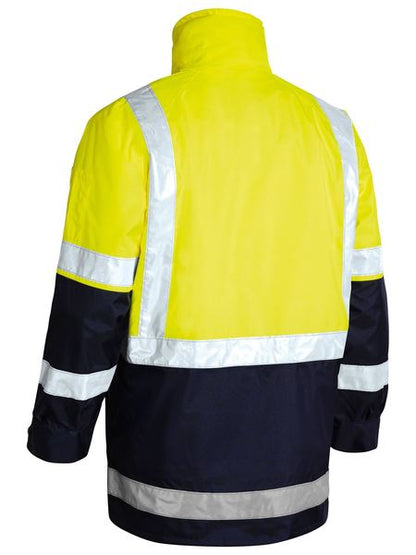 Bisley Hi Vis Taped 5 in 1 Rain Jacket (BISBK6975)