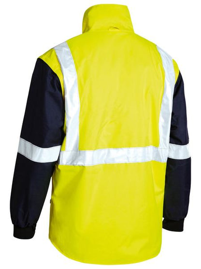 Bisley Hi Vis Taped 5 in 1 Rain Jacket (BISBK6975)