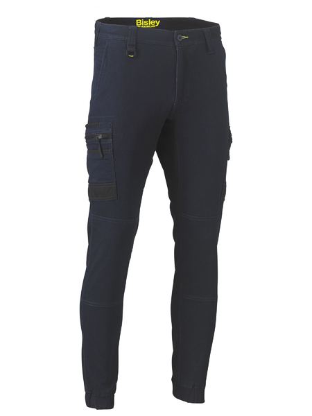 Bisley FLX & Move Stretch Denim Cargo Cuffed Pants (BISBPC6335)