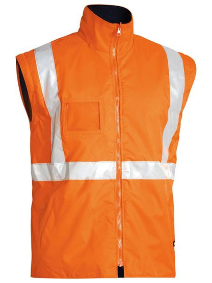 Bisley Hi Vis Taped 5 in 1 Rain Jacket (BISBK6975)