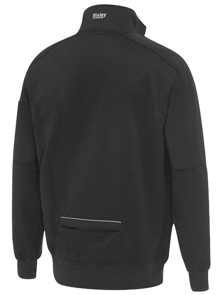 Bisley Work Fleece 1/4 Zip Pullover with Sherpa Lining (BISBK6924)