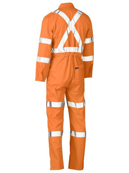 Bisley Hi Vis X Taped Biomotion Lightweight Coverall (BISBC6316XT)