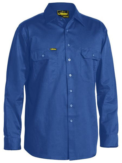 Bisley Cool Lightweight Drill Shirt Long Sleeve (BISBS6893)