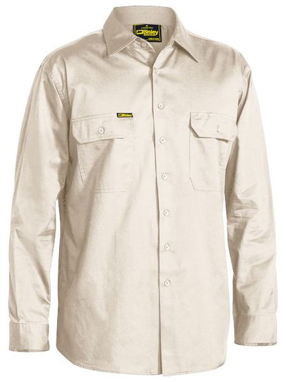 Bisley Cool Lightweight Drill Shirt Long Sleeve (BISBS6893)