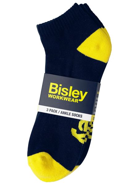 Bisley Ankle Socks (3 pack) (BISBSX7215)