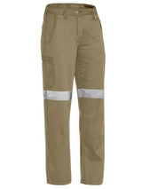 Bisley Ladies Taped Cool Lightweight Vented Pants (Additional Colours) (BISBPL6431T)