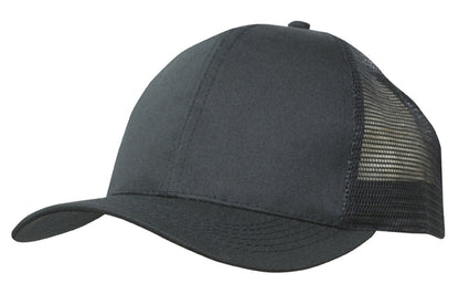 Recycled Breathable Poly Twill with Mesh Back Cap (HWS3982)