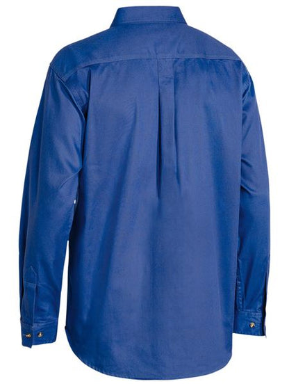 Bisley Closed Front Cotton Drill Shirt Long Sleeve (BISBSC6433)