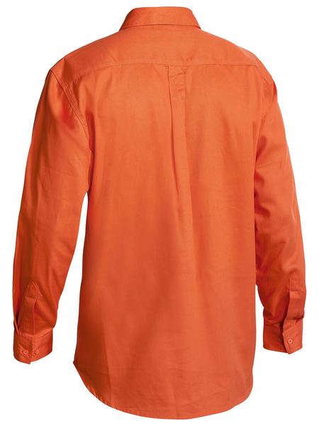 Bisley Closed Front Cotton Drill Shirt Long Sleeve (BISBSC6433)