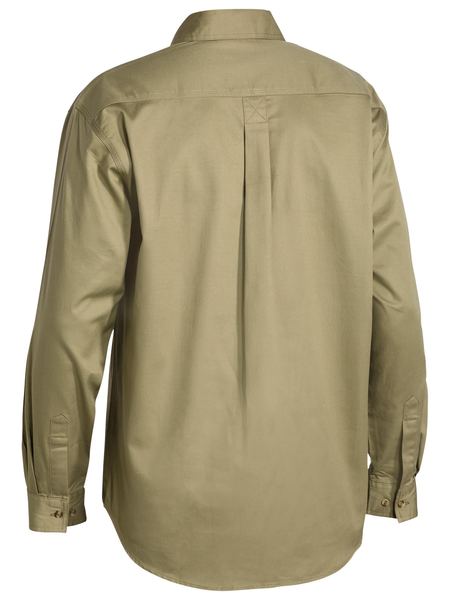 Bisley Closed Front Cotton Drill Shirt Long Sleeve (BISBSC6433)