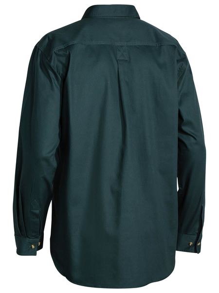 Bisley Closed Front Cotton Drill Shirt Long Sleeve (BISBSC6433)