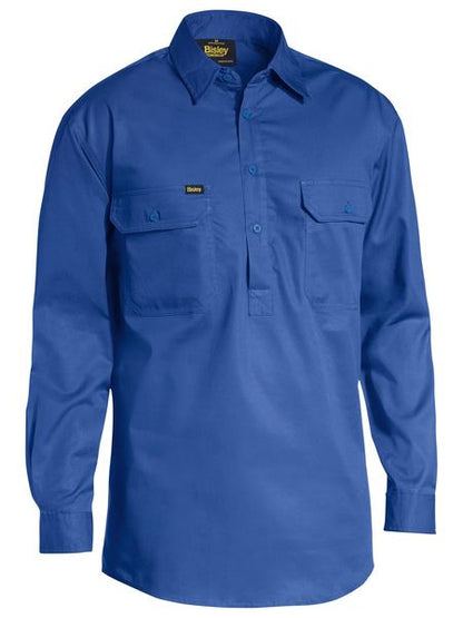 Bisley Closed Front Cool Lightweight Drill Shirt Long Sleeve (BISBSC6820)