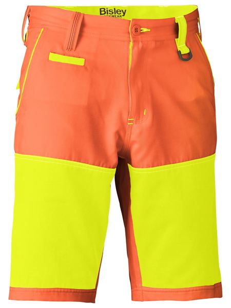 Bisley Hi Vis Double Shorts (BISBSH1411)