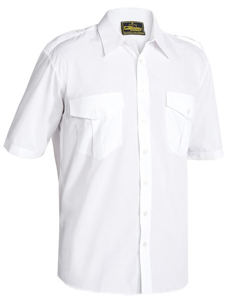 Bisley Epaulette Shirt Short Sleeve (BISB71526)