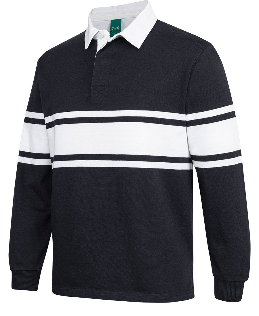 JB's C of C 3 Stripe Yarn Dyed Rugby (JBS3RY3)