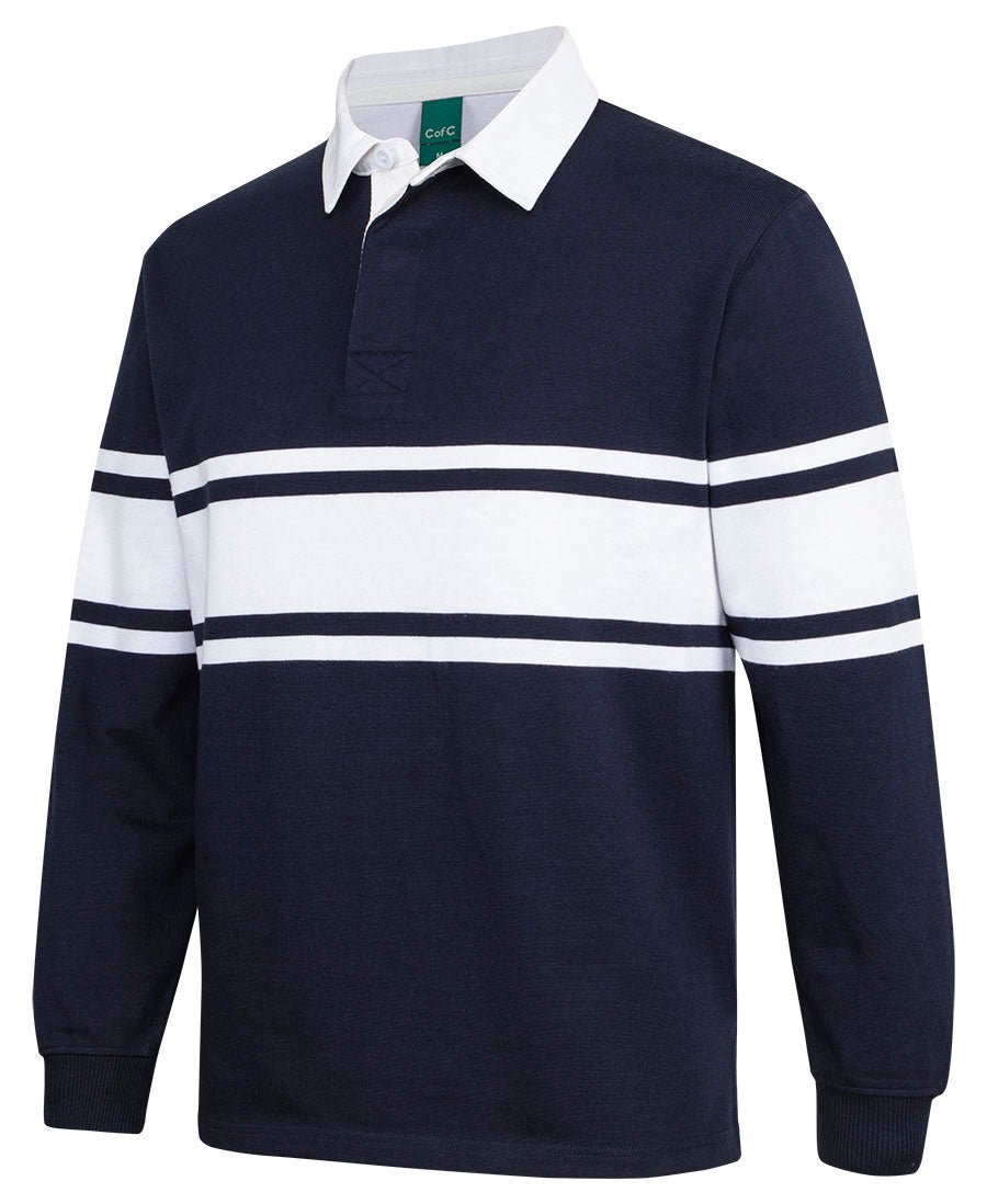 JB's C of C 3 Stripe Yarn Dyed Rugby (JBS3RY3)