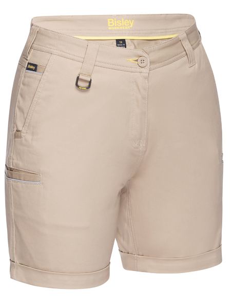 Bisley Ladies Stretch Cotton Shorts (BISBSHL1015)