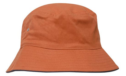 Brushed Sports Twill Bucket Hat (HWS4223)