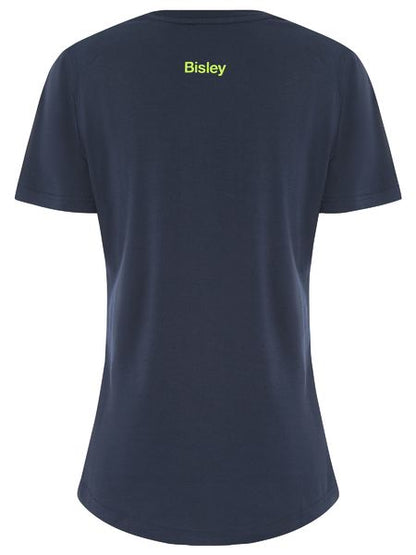 Bisley Ladies Cotton Logo Tee (BISBKTL064)