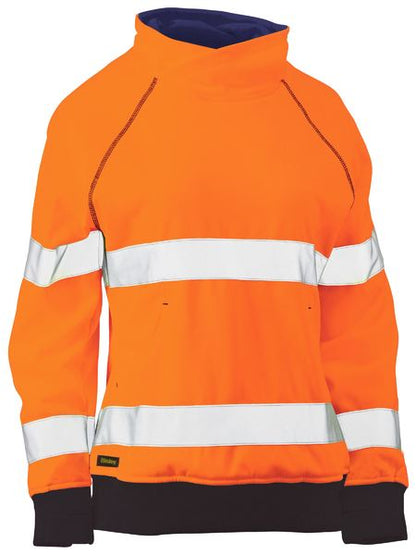 Bisley Hi Vis Ladies Taped Fleece Jumper (BISBKL6818T)