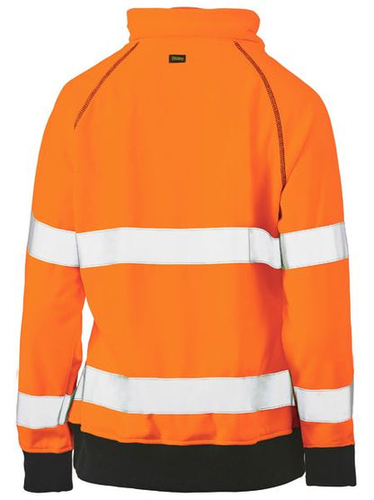 Bisley Hi Vis Ladies Taped Fleece Jumper (BISBKL6818T)